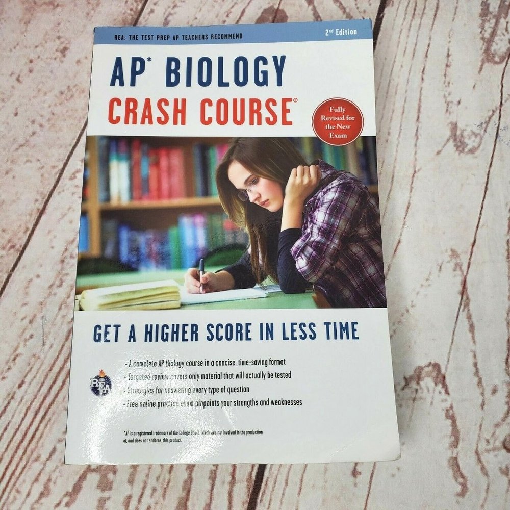 AP Biology Crash Course, 2nd Ed., Book + Online: Get a Higher Score in Less Time